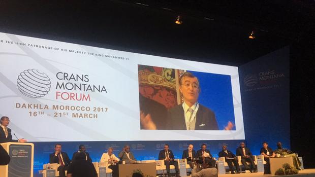 Douste-Blazy, ex ministro francés de Exteriores y funcionario de la ONU, en el Forum Crans Montana