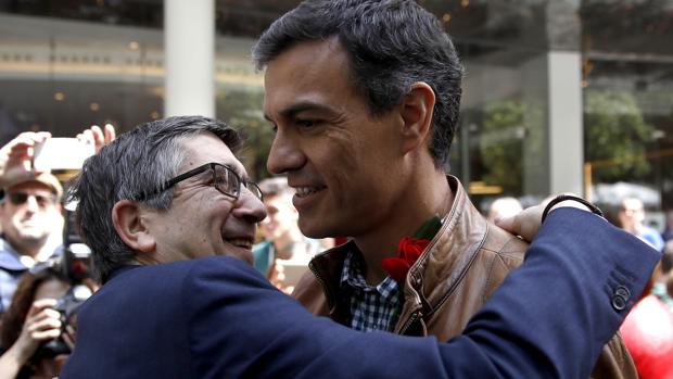 Patxi López y Pedro Sánchez, en una imagen de archivo