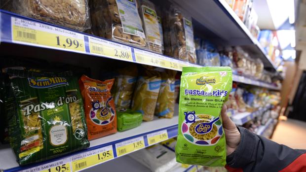 Pasta infantil, libre de gluten