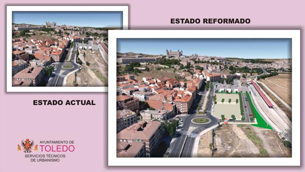 Aspecto que presentará el remodelado barrio de Santa Brárbara
