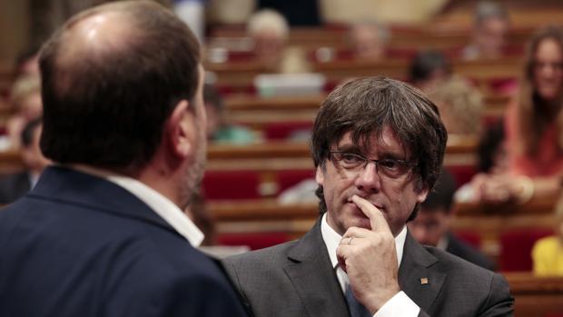 El presidente de la Generalitat, Carles Puigdemont