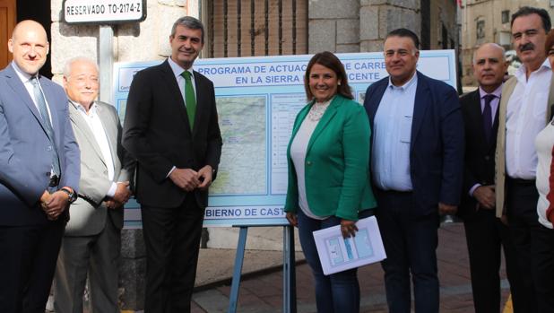 Álvaro Gutiérrez y Agustina García, en El Real de San Vicente, donde se presentó el programa