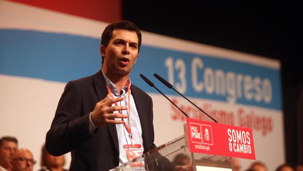 Gonzalo Caballero, en el congreso del PSdeG