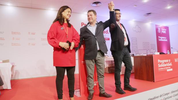 Page respalda a José Manuel Caballero, junto a Pilar Zamora