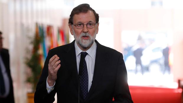 El presidente del Gobierno, Mariano Rajoy, en el Congreso de los Diputados