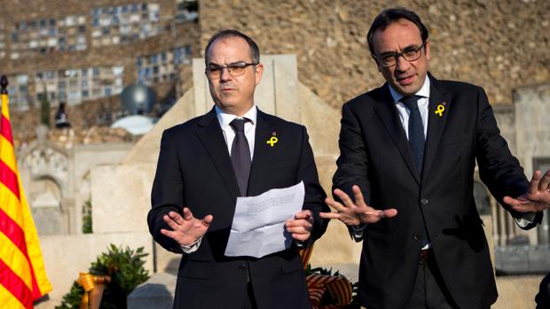Jordi Turull (i) y Josep Rull (d), en una imagen de archivo