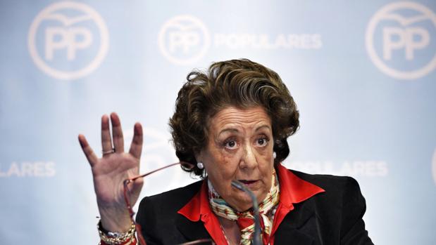 Imagen de Rita Barberá tomada en marzo de 2016