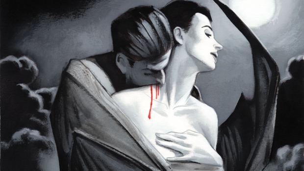 Drácula, pintado por Fernando Vicente para la obra Stoker
