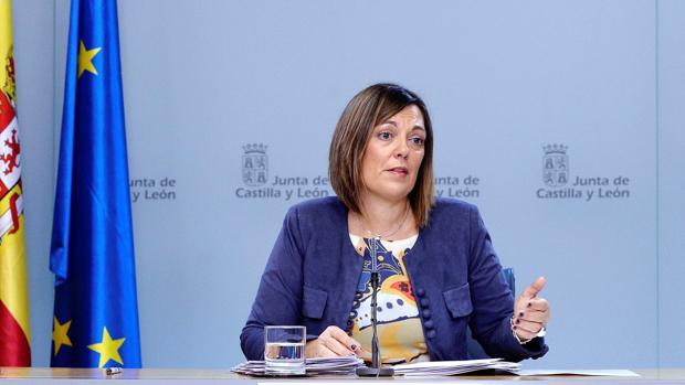 La portavoz de la Junta, Milagros Marcos, comparece tras el Consejo de Gobierno