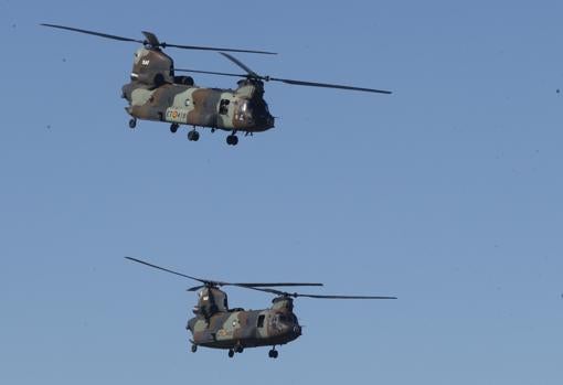 La base de los Chinook se encuentran en Colmenar Viejo (Madrid)