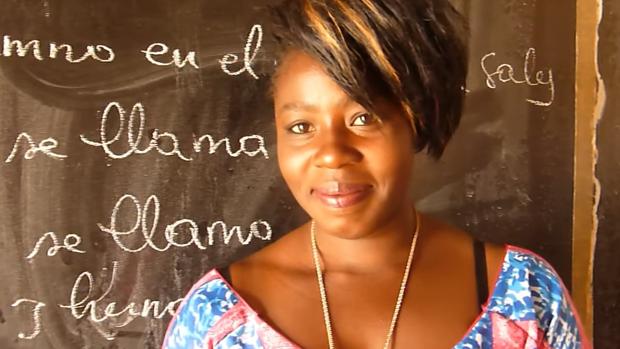 Una estudiante de español en Senegal