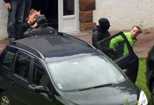 Detención de David Pla en Francia en septiembre de 2015