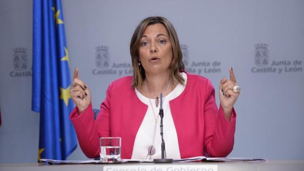 La portavoz de la Junta de Castilla y León y consejera de Agricultura y Ganadería, Milagros Marcos
