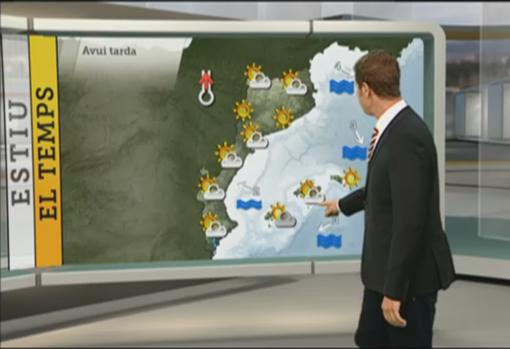 Imagen de un informativo de la televisión pública catalana TV3