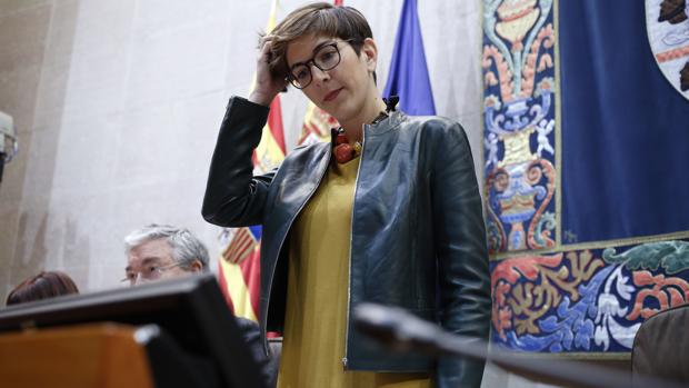 Violeta Barba (Podemos), presidenta de las Cortes de Aragón, principal fuente de financiación de los partidos políticos en esta región