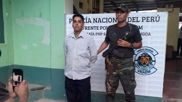 Imagen de Félix Steven Manrique, el día de su detención