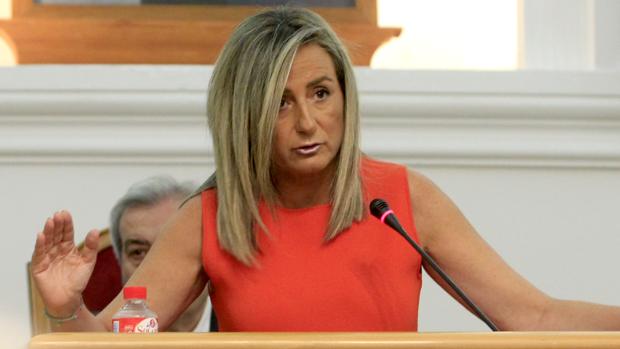 Milagros Tolón, durante su intervención en el Debate sobre el estado de la ciudad