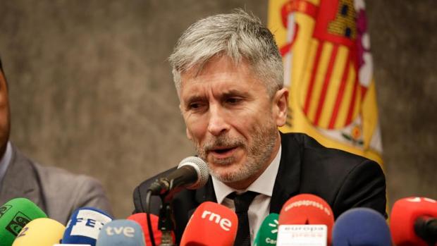 El actual ministro de Interior, Fernando Grande-Marlaska, en imagen de archivo