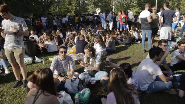 Botellón en Ciudad Universitaria