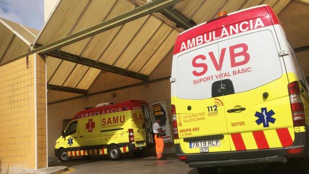 Ambulancias del SAMU y del SVB