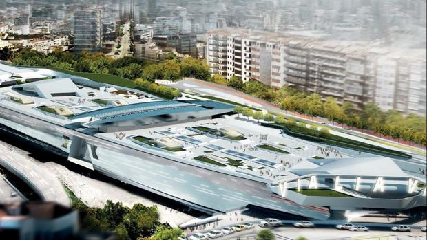Simulación del proyecto de la estación intermodal de Vigo