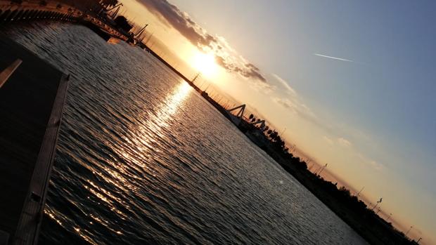 Imagen tomada en la Marina de Valencia