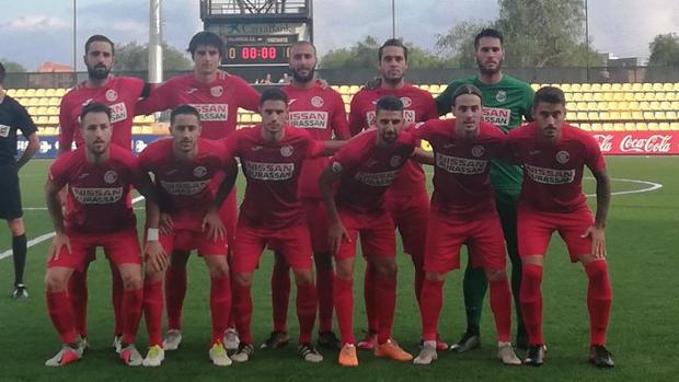 Once inicial de la UB Conquense en su partido contra el Villarreal B