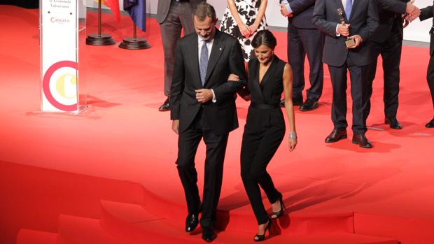 Imagen de Sus Majestades los Reyes en el acto celebrado este miércoles en Valencia