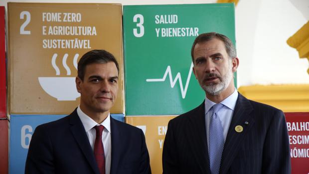 Pedro Sánchez y Don Felipe, en Guatemala