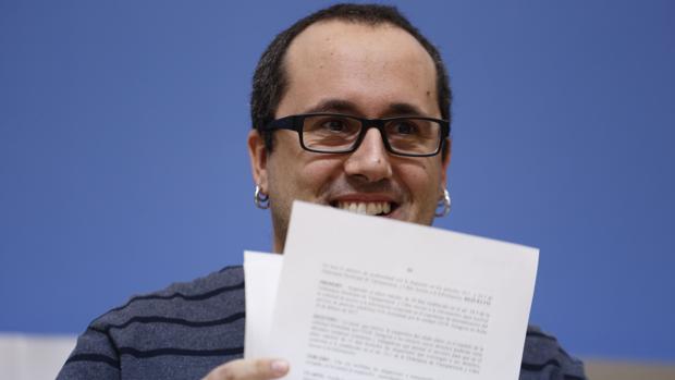 Alberto Cubero, teniente de alcalde de Zaragoza por la coalición ZEC (Podemos-IU)