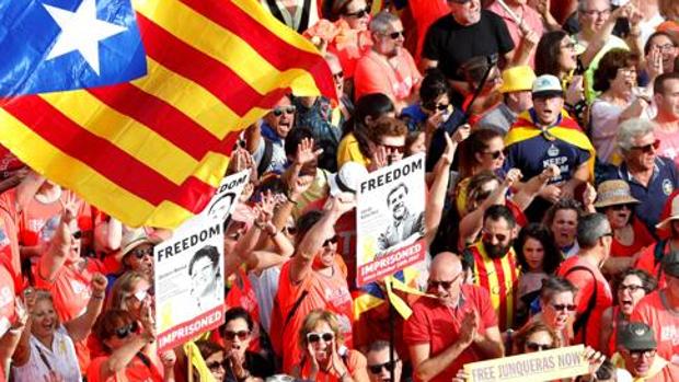 Manifestación del 11-S de este año en Barcelona