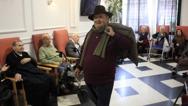 Fortunato, durante el pase de ropa