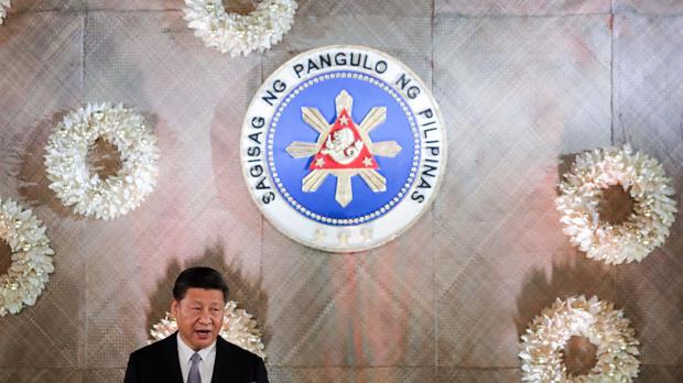 Jinping, en su reciente visita a Filipinas