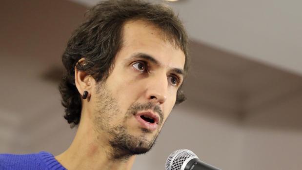 David Bruzos, cabeza de lista de la candidatura crítica con Villares en las elecciones de En Marea