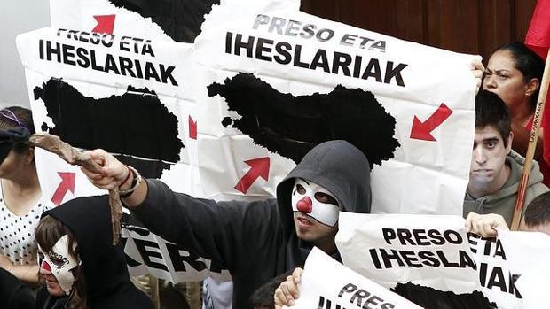 Manifestación de apoyo a los presos de ETA