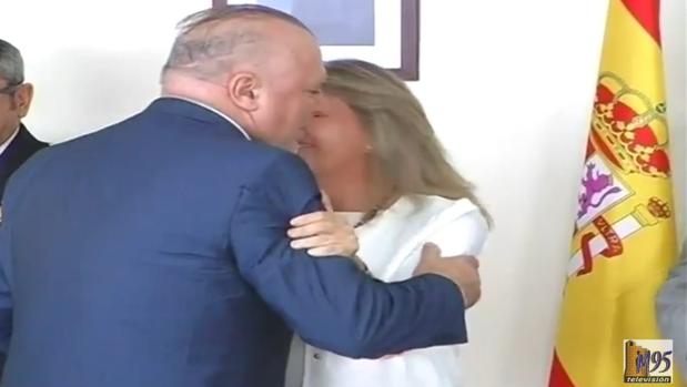 El excomisario Villarejo tras recibir una medalla del Ayuntamiento de Marbella