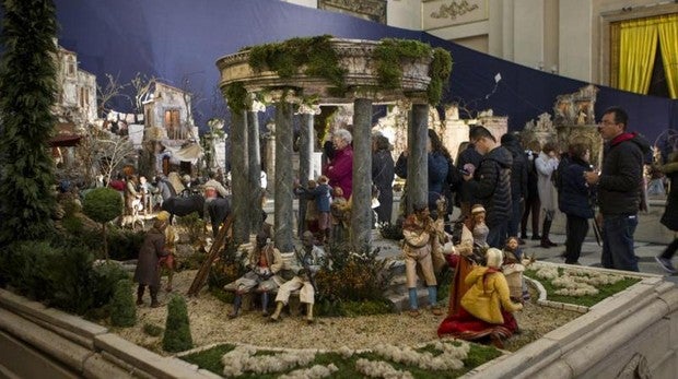 El belén del Palacio Real, este año dedicado a Carlos IV