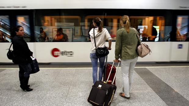 Imagen de una unidad del Metro de Valencia