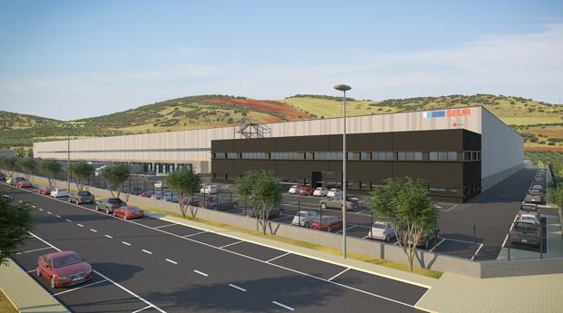 Maqueta de cómo será el futuro edificio de Seur Logística