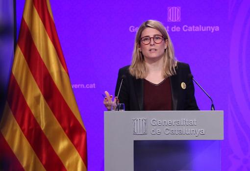 La portavoz del Govern, Elsa Artadi