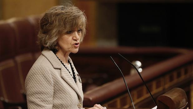 La ministra María Luisa Carcedo
