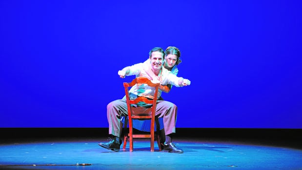 Un instante de la obra, que se representa en el teatro Victoria