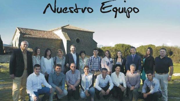 Cartel electoral del PP en Valdemorillo