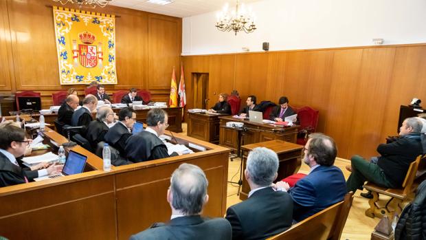 Sexta jornada del juicio de las prejubilaciones de Caja Segovia, en el que están previstas las pruebas periciales