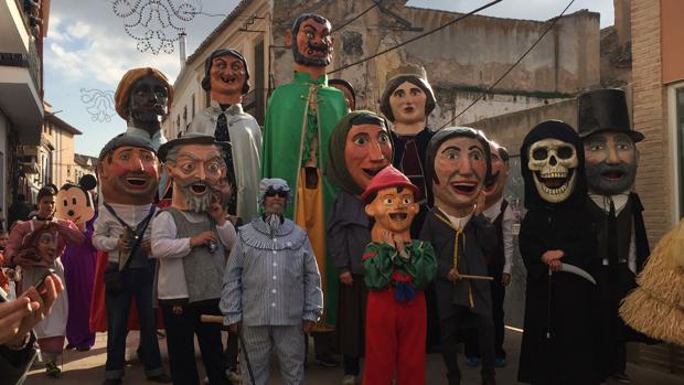 Personajes del Carnaval de Herencia, declarado Fiesta de Interés Turístico Nacional