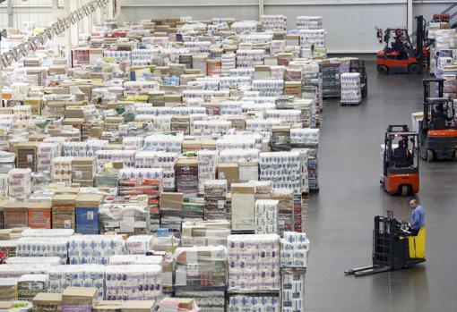 Imagen del bloque Logístico de Mercadona en Villadangos del Páramo (León)