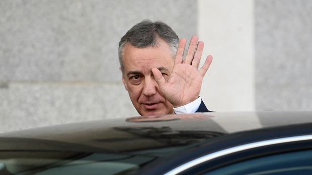 El lendakari, Ïñigo Urkullu, a su llegada al Tribunal Supremo el miércoles