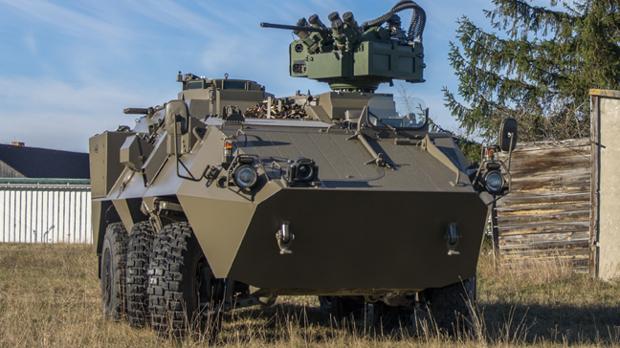 Una torre no tripulada de 30 mm. UT30 Mk2 de la empresa Elbit de Israel