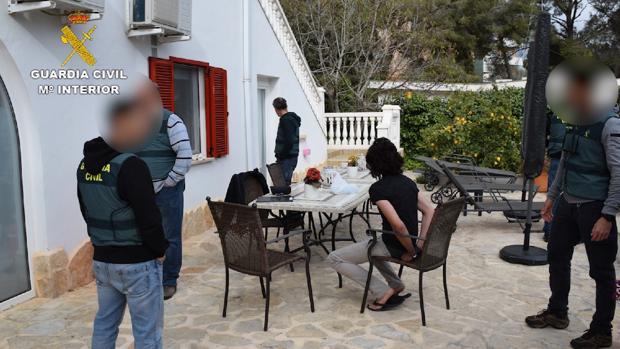 El neonazi alemán detenido en una lujosa villa de Peguera