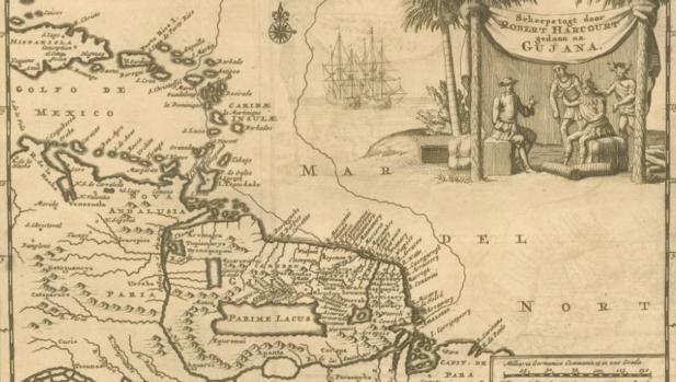 Escena de conversación española en 1707 sobre Venezuela depositado en la Universidad de Brown